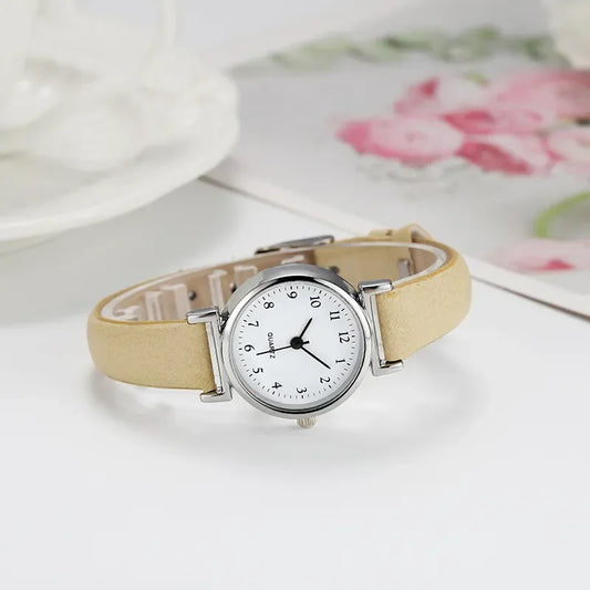 Classic Round Leather Popular Watch