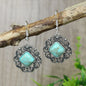 Bohemian Turquoise Water Drop Earrings