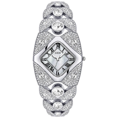 Roman Numeral Full Diamond Watch