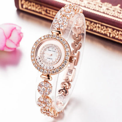 Fine Shell Rhinestone Bracelet Watch