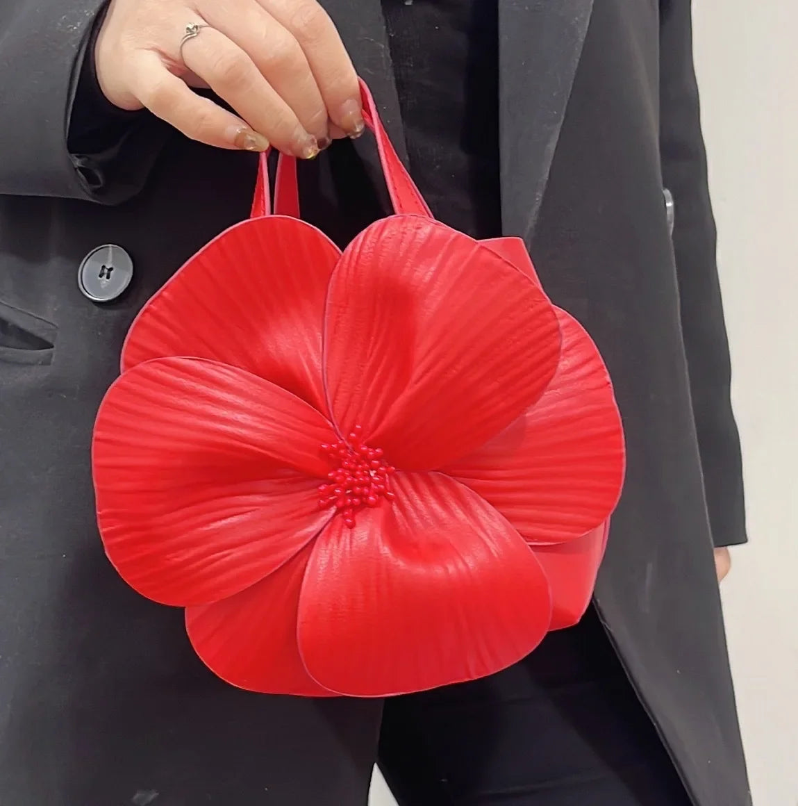 3D Flora Evening Bridal Clutch