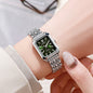 Rectangle Steel Band Quartz Watch